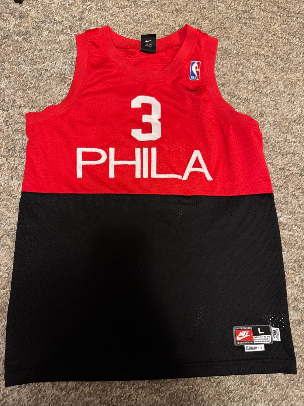 Nike Iverson #3 Rewind NBA Jersey